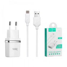 СЗУ Lightning 1A C11 HOCO белое (гарантия 2 недели)